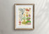 framed Great Barrier Reef Alcyonaria vintage illustration print wall art